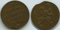 RDR Österreichische Niederlande Belgien 1 Liard (1 Oord) G7764 - Brabant Revolution Insurrection Coinage -