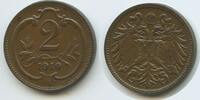 Österreich 2.Republik 2 Heller G14978 - Kaiser Franz Joseph I. 1848-1916 Austria -