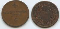 RDR Österreich Vorderösterreich ¼ Kreuzer G14888 - Burgau Maria Theresia 1740-1780 -