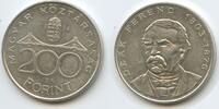 Ungarn 200 Forint H0770 - Deák Ferenc Magyar Köztársaság Hungary -