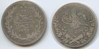 10 Qirsh Silber (10 Piastres) 1903 H (AH1293/29) Ägypten G9417 - Abdul Hamid II. 1876-1909 Egypt Schön