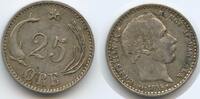 Dänemark 25 Öre Silber (25 Øre) G8714 - RAR Christian IX. 1863-1906 Denmark -