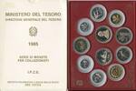 Italien Republik Offizieller Kursmünzensatz GN085 - Original KMS Coins Mint Set mit Silber Italy Proof -
