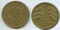 Deutsches Reich Weimar 50 Rentenpfennig G4650 - Germany Weimar Republic -
