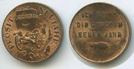 Österreich Glücksbringer Glücksmünze Neujahrsmünze L1951 - Kutsche mit Engel in Wien - Glücksschwein Prosit Neujahr -