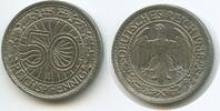 Deutsches Reich Weimar 50 Reichspfennig G10212 - Germany Weimar Republic SEHR RAR -