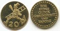 Österreich Glücksbringer Glücksmünze Neujahrsmünze L2051 - Schornsteinfeger, Rauchfangkehrer, Kaminfeger -