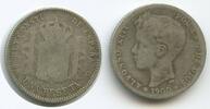 Spanien 1 Peseta Silber G8837 - Alfonso XIII. 1886-1931 Spain España -