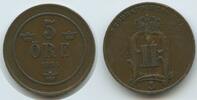 Schweden 5 Öre (5 Øre) G2434 - Oscar II. 1872-1907 Svergie Sweden -