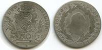 Bayern Königreich 10 Kreuzer (Konventionskreuzer) Silber H0847 - Maximilian III. Joseph 1745-1777 Bavaria -