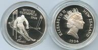 Neuseeland 5 Dollars G3083 - XVII. Olympic Winter Games Lillehammer 1994 New Zealand -