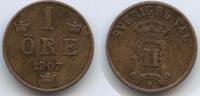Schweden 1 Öre (1 Øre) G15625 - Oscar II. 1872-1907 Sweden -