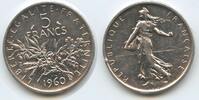 Frankreich 5 Francs Silber G9170 - Liberty La Semeuse France -