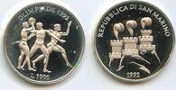San Marino 1000 Lire Silber G7631 - Proof Olympiade Athleten -