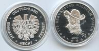 Deutschland Bundesrepublik Medaille PA090 - Auf den 175. Geburtstag von Wilhelm Busch -