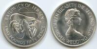 2 Pounds 50 Pence 1972 Jersey G0018 - Lobster Krebs Elisabeth II. Unzirkuiert