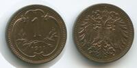 Österreich Kaiserreich 1 Heller G4916 - Franz Joseph I. 1848-1916 Austria -