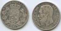 Belgien Königreich 5 Francs Silber M#8109 - Des Belges Silber Leopold II. 1865-1909 Belgium -