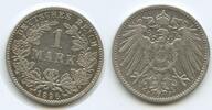 1 Mark Silber 1896 J Hamburg Deutsches Reich Kaiserreich G10288 - RAR Wilhelm II. Germany Empire Sehr schön +, tolle Patina
