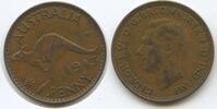 Australien One Penny G12313 - Känguru King George VI. Australia -