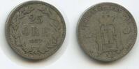 Schweden 25 Öre (25 Øre) Silber G4861 - Oscar II. 1872-1907 Sweden -