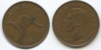 Australien One Penny G12311 - Känguru King George VI. 1936-1952 Australia -