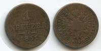 Österreich Siebenbürgen Ungarn 1 Kreuzer G5489 - SEHR RAR Franz Joseph I. -