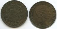 Spanien 10 Centimos G8900 - Spain Alfonso XII. 1874-1885 -