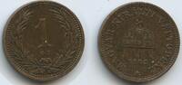 Ungarn Kaiserreich 1 Filler G5532 - Franz Joseph I. 1848-1916 Austria Hungary -