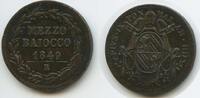 Vatikan Italien-Kirchenstaat Mezzo Baiocco (1/2 Baiocco) G1546 - Papst Pius IX. 1846-1878 Italy -