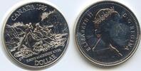 Kanada 1 Dollar Silber G1695 - Sir Alexander Mackenzie River Kanu Queen Elizabeth II. Canada -