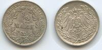 Deutsches Reich Kaiserreich ½ Mark Silber G10261 - Wilhelm II. 1888-1918 Germany Empire -