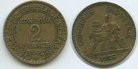 Frankreich 2 Francs Mercury G9273 - Chambres de Commerce de France - Commerce Industrie -