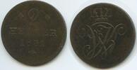 Hessen-Kassel 2 Heller G6924 - Wilhelm II. 1821-1847 -