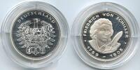 Deutschland Bundesrepublik Silbermedaille GY473 - Friedrich von Schiller 1759-1805 -