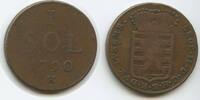 RDR Österreich Luxemburg 1 Sol G7728 - Leopold II. 1790-1792 Luxembourg -