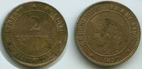 Frankreich 2 Centimes G12427 - France Paris KM#827.1 XF Gadoury#105. Frankreich -