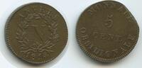 Frankreich Antwerpen Siege Coinage 5 Centimes GB1306 - France Siège d'Anvers Antwerp Napoleon I. Belgien VERY RARE -