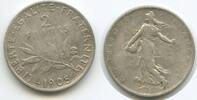 Frankreich 2 Francs Silber M#8005 - Liberty La Semeuse France -