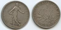 Frankreich 1 Franc Silber M#8444 - France Third Republic -