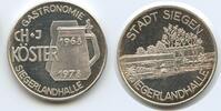 Deutschland Bundesrepublik Nordrhein-Westfalen Silbermedaille M#5377 - Stadt Siegen Siegerlandhalle CH+J Köster Gastronomie -