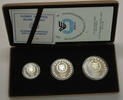 Griechenland 100,250,500 Drachmai Silber Set GN454 - Pan-European Games Olympia Greece -