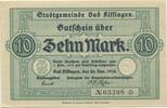 Deutsches Reich Bayern 10 Mark GB388 - Bad Kissingen Banknote Paper Money Germany Bavaria -