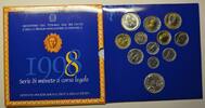 Italien Republik Offizieller Kursmünzensatz GN271 - Original KMS Coins Mint Set mit Silber Italy -