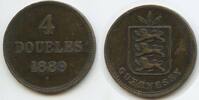 Guernsey 4 Doubles G7470 - British Dependency Queen Victoria -