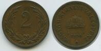 Ungarn Kaiserreich 2 Filler G4023 - Franz Joseph I. 1848-1916 Austria Hungary -