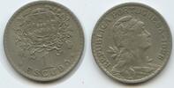 Portugal 1 Escudo 1928 G7934 - Liberty Scarce Sehr Schön - Vorzüglich