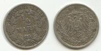 Deutsches Reich Kaiserreich ½ Mark G4717 - Germany Empire Wilhelm II. -
