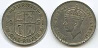 Mauritius One Rupee G11476 - King George VI. -