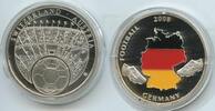 Deutschland Medaille mit Farbauflage PA250 - Fussball Europameisterschaft EM Österreich Schweiz -